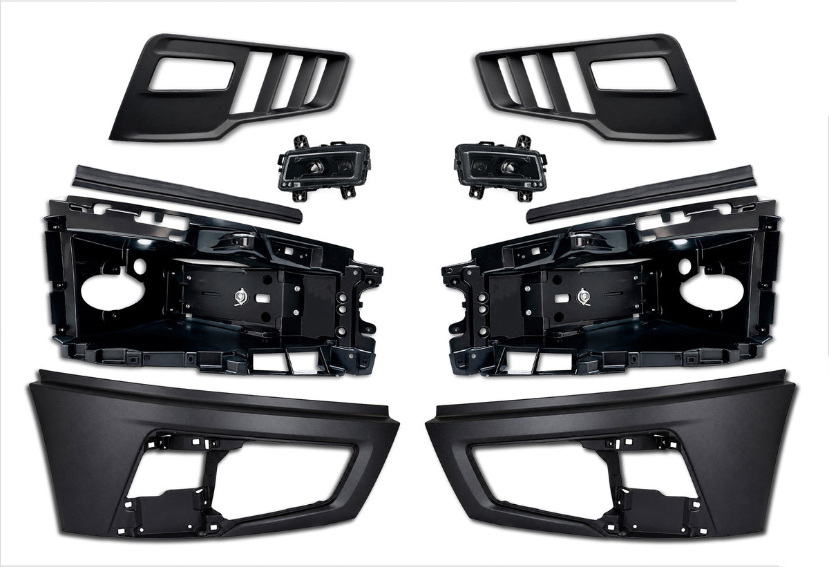 Bumper Corners, End Caps, Bezels and Fogs Lamp Set 2025+ Volvo VNL New