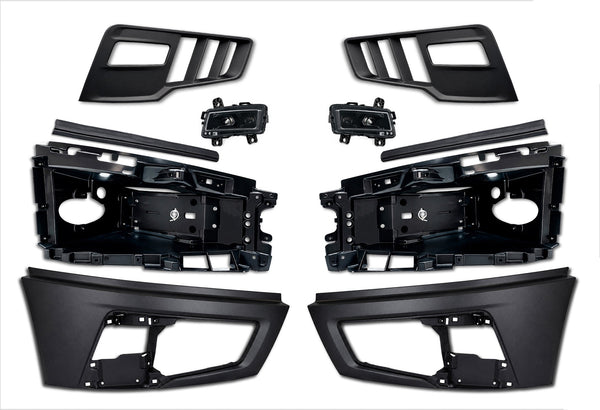Bumper Corners, End Caps, Bezels and Fogs Lamp Set 2025+ Volvo VNL New